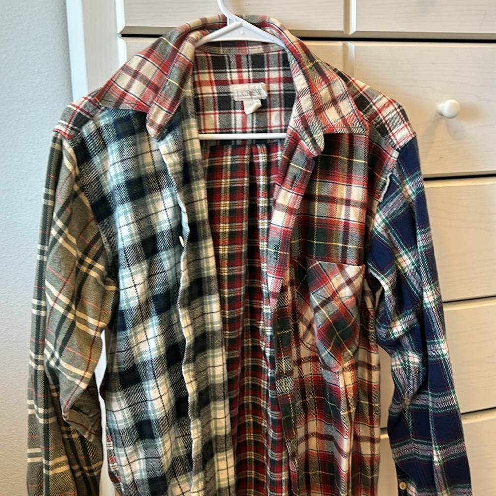 Vintage Pattern Block Flannel - image 4